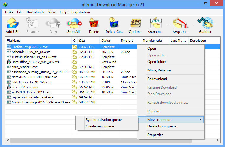 Internet Download Manager 6.41.20 download the last version for windows