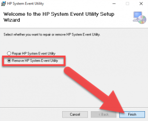 Hp system event utility что это