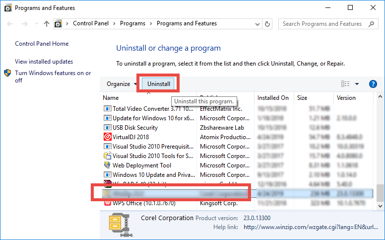how to uninstall Windows programs (3)