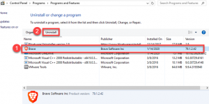 How to Remove Brave Browser Completely from Windows