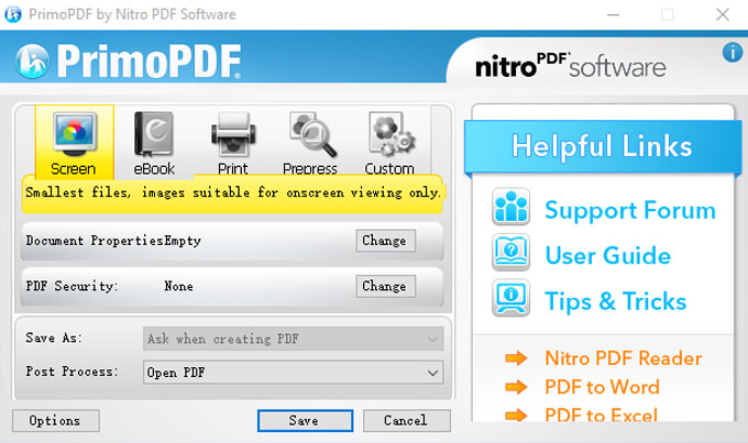 how to use primopdf to append