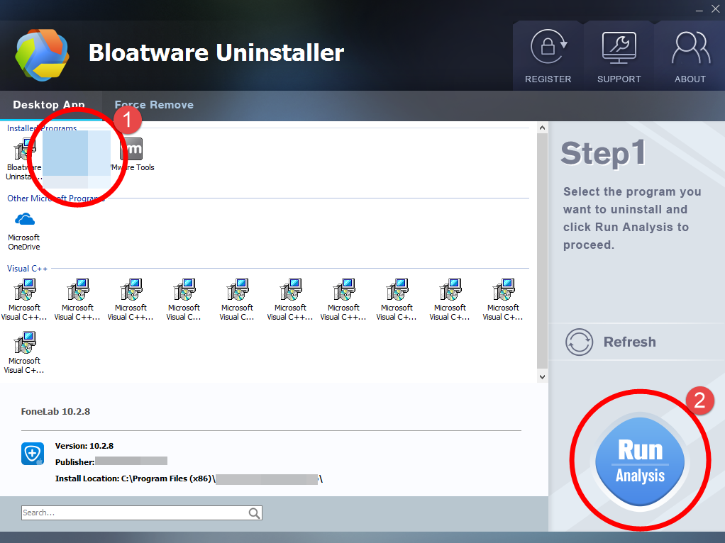 Uninstall Google Update Helper with Bloatware Uninstaller